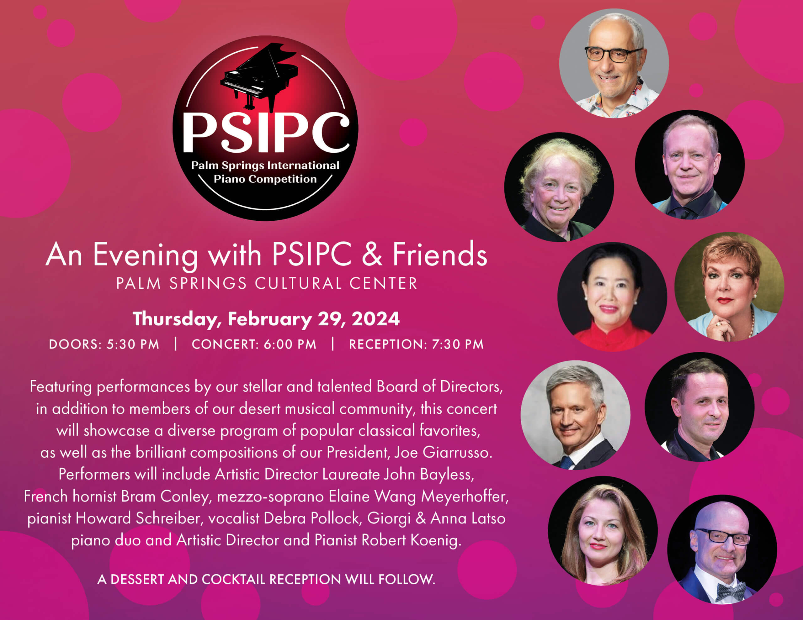 An Evening with PSIPC & Friends